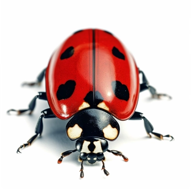 ladybug clipart,on white background with margins