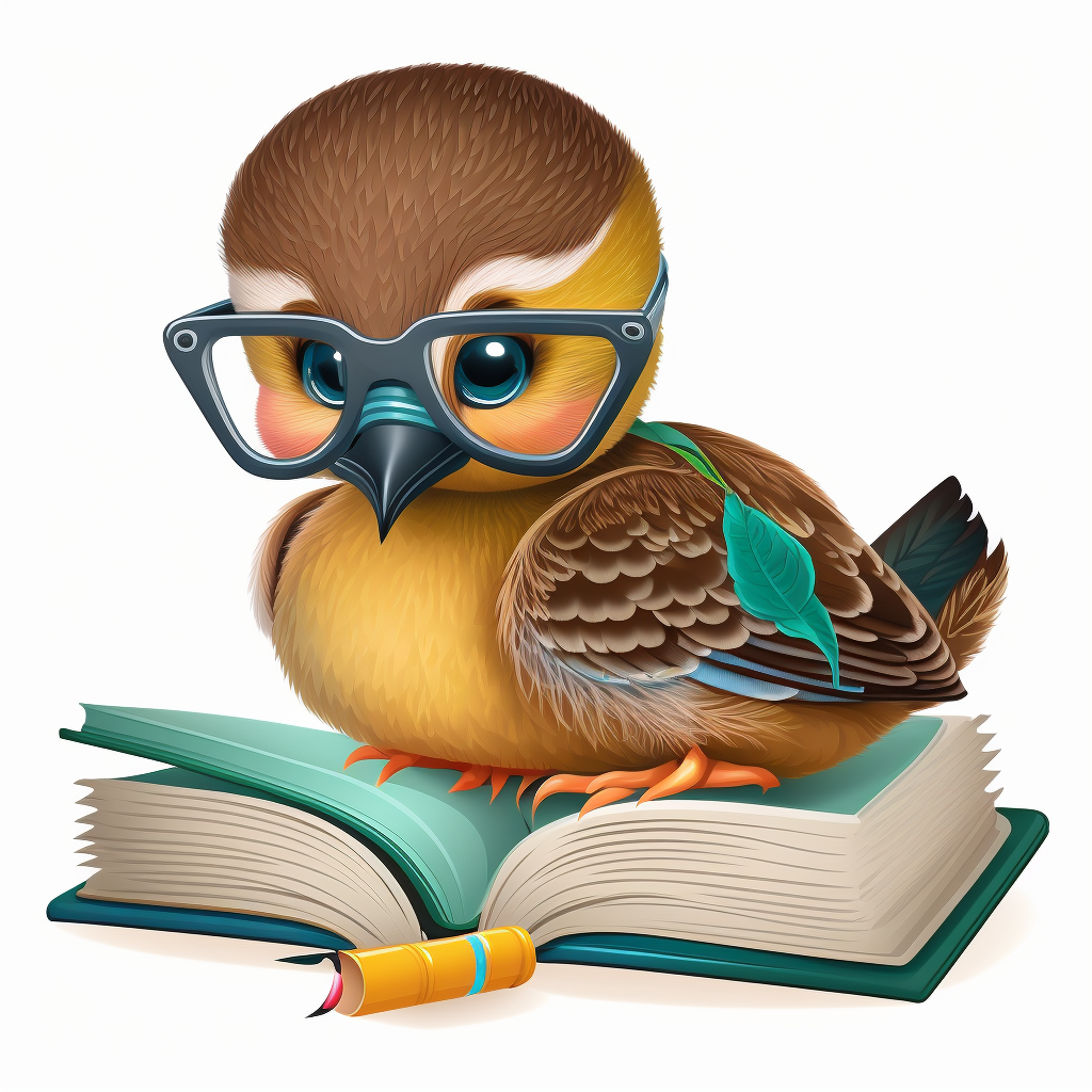 cute bookworm cliparts