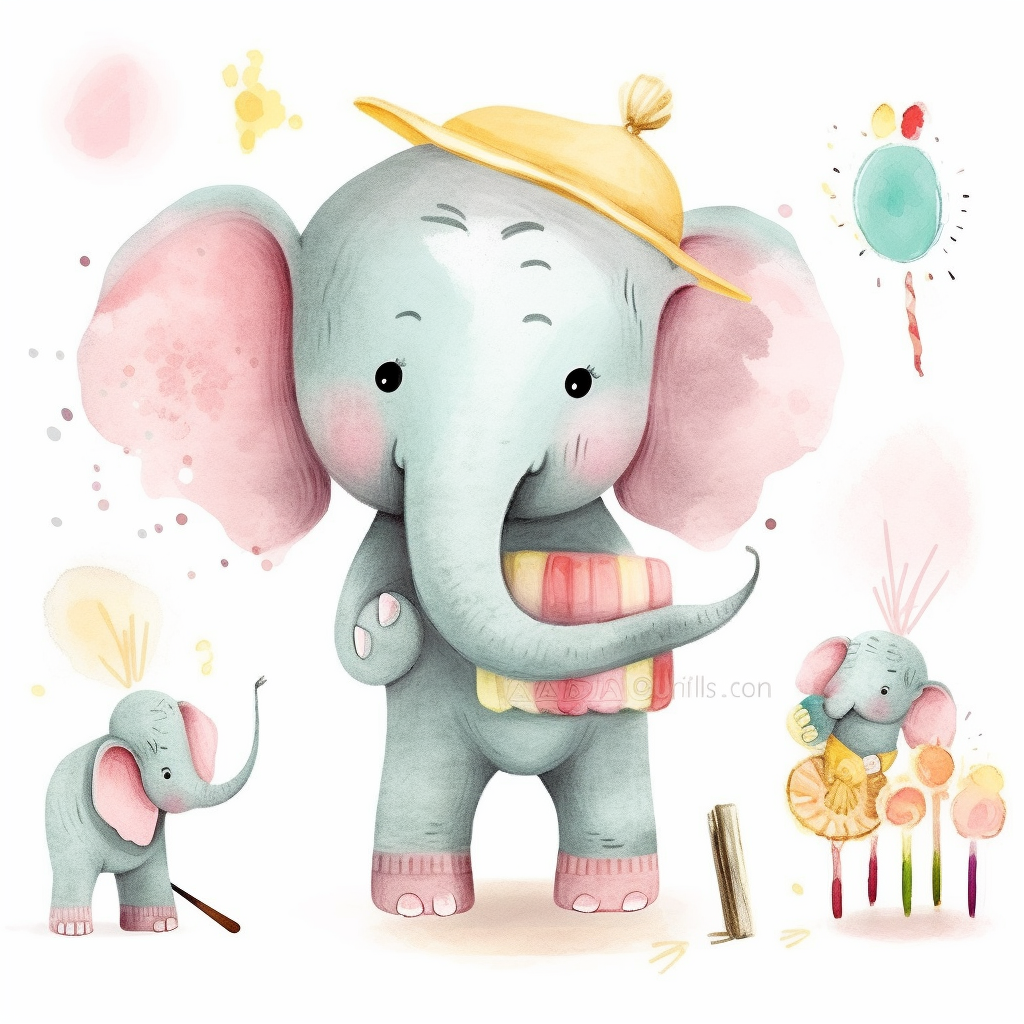 elephant toy cliparts