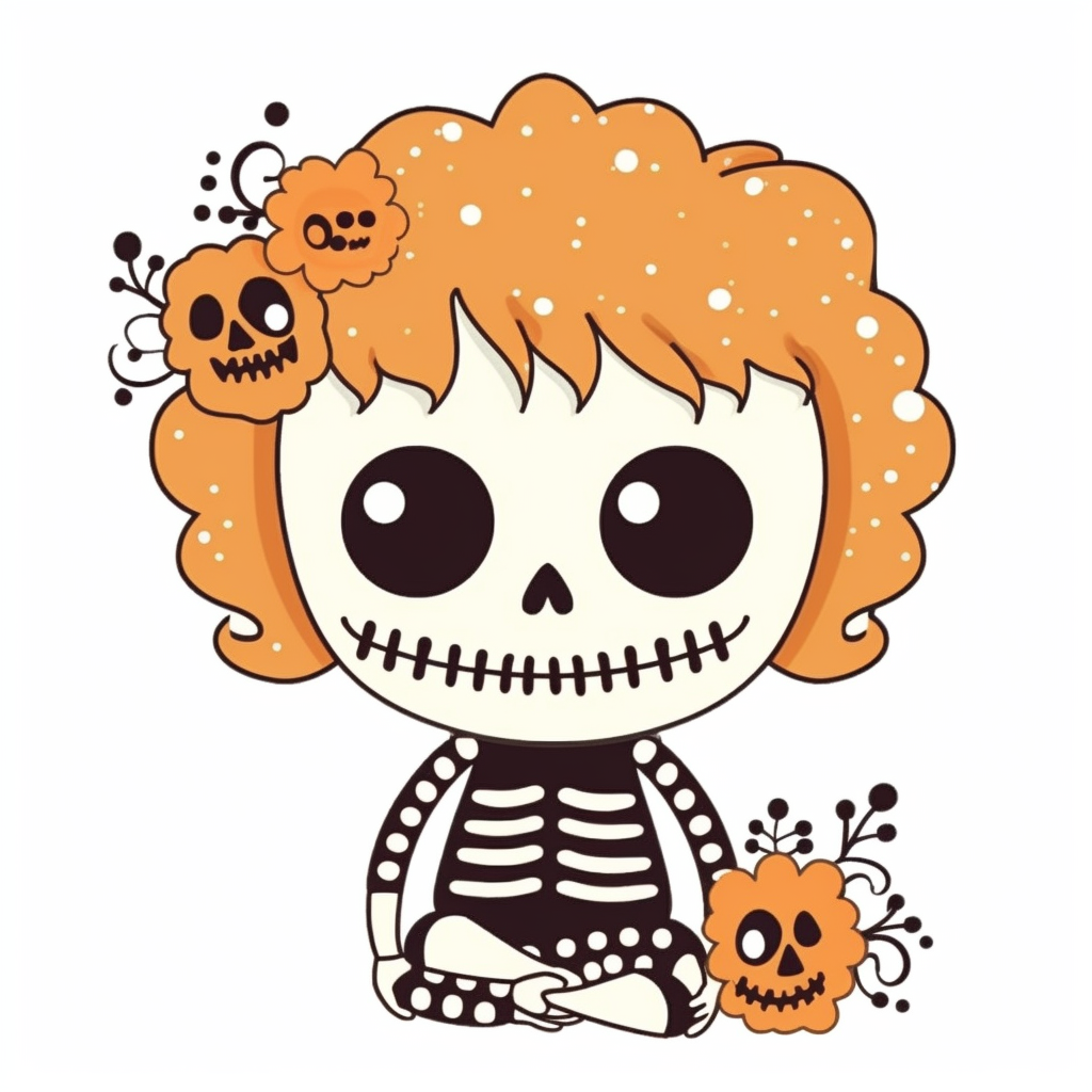 halloween skeleton clipart