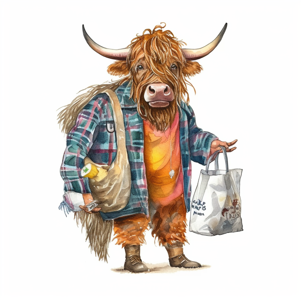 grocery bag clipart