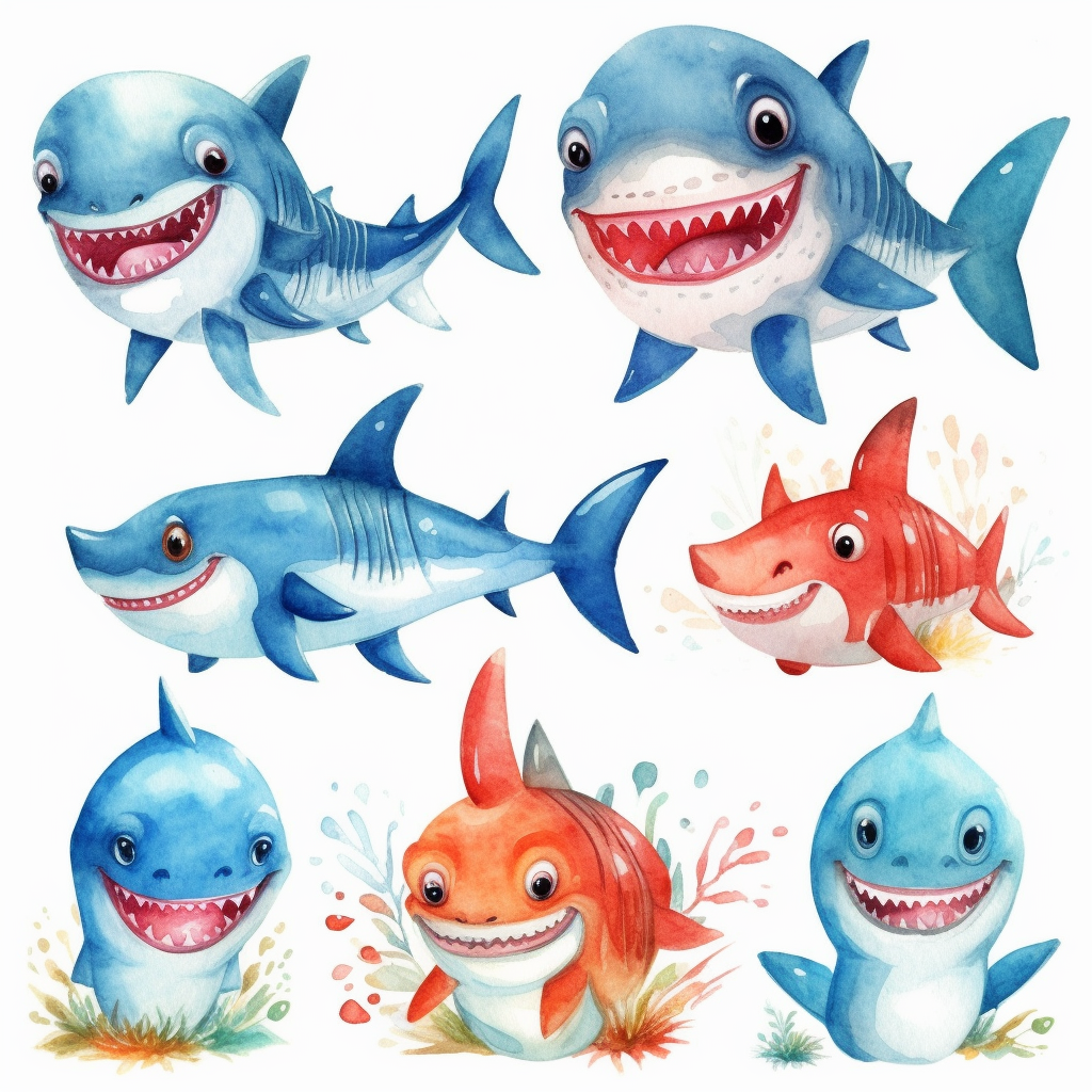 baby shark clipart