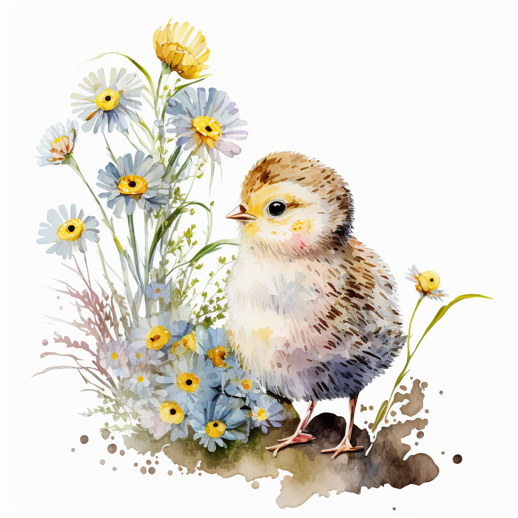easter chick clipart