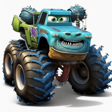 disney pixar clipart monster truck