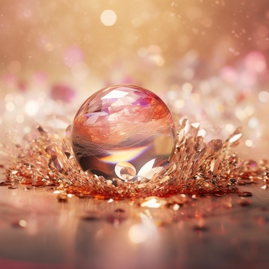 Generate a clipart toned down lens flare lighting luxury festive big glass snow covered fruits snowflake frozen winter crystal leaves fruits holographic iridescent prism plastic glitter roughly golden bokeh colorfull blurred abstract sparkle shiny aesthetic. truly timeless elegance premium luxury AAA+ opal adularescence incorporating precious gemstone gold druzy treasure delightful expensive big very clearly baroque pearl luster organic forms gold plated fresh water pearls ornate seamless patter