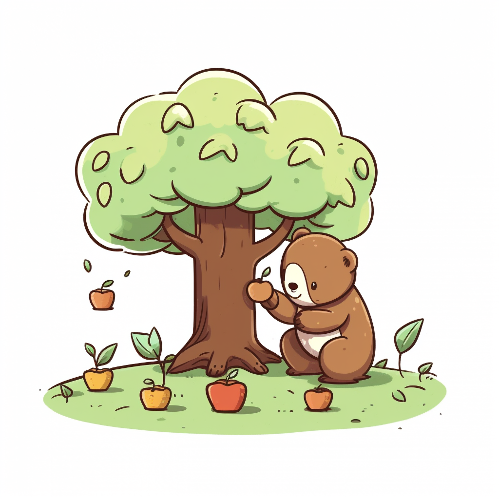apple tree clipart