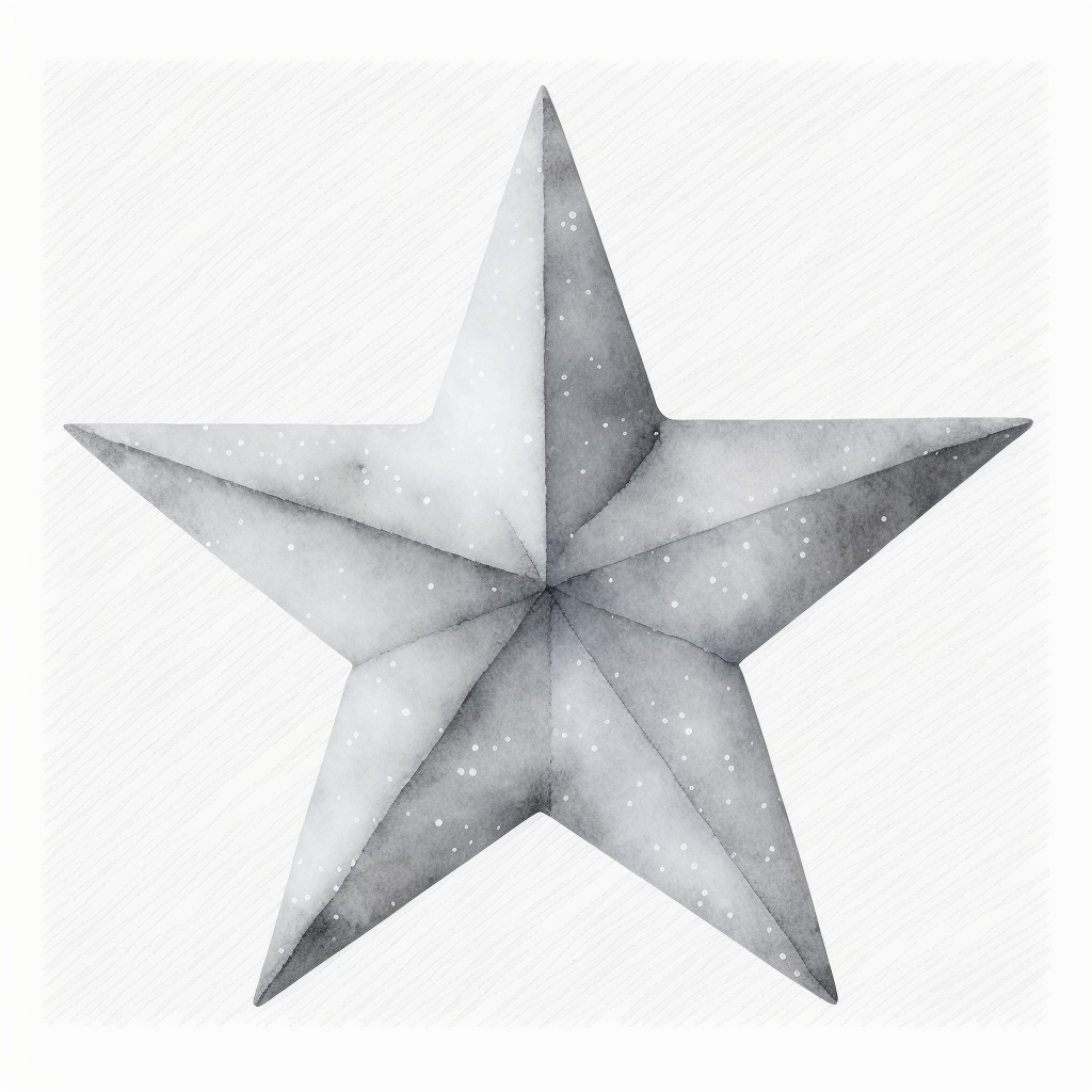 grey star cliparts