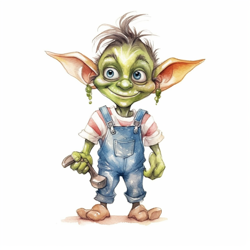 cute goblin cliparts