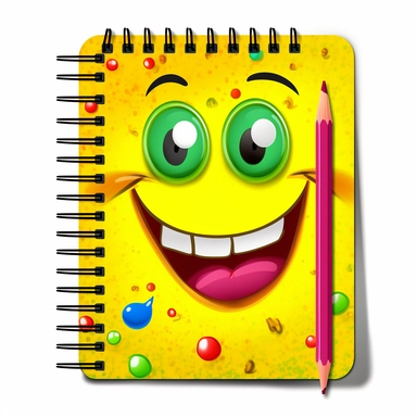 clipart notebook for elementary school fun