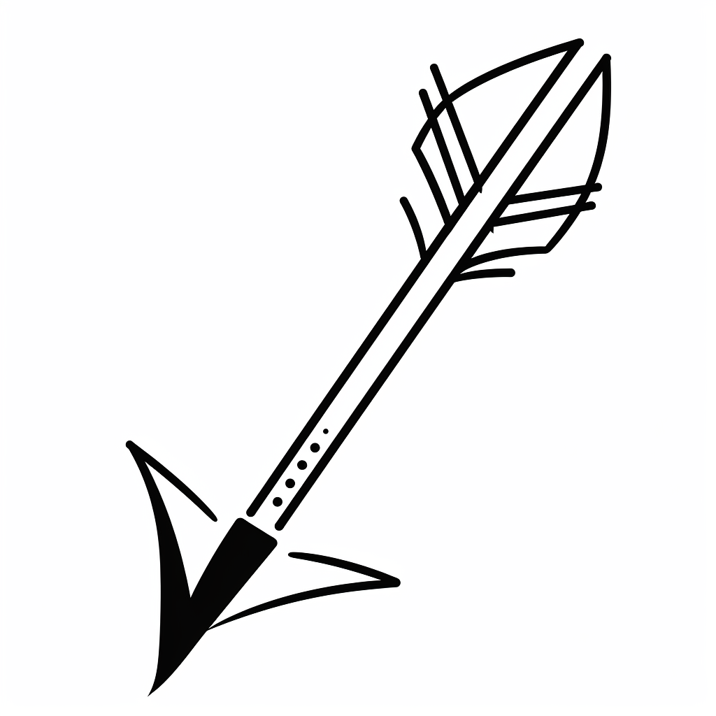arrow line cliparts