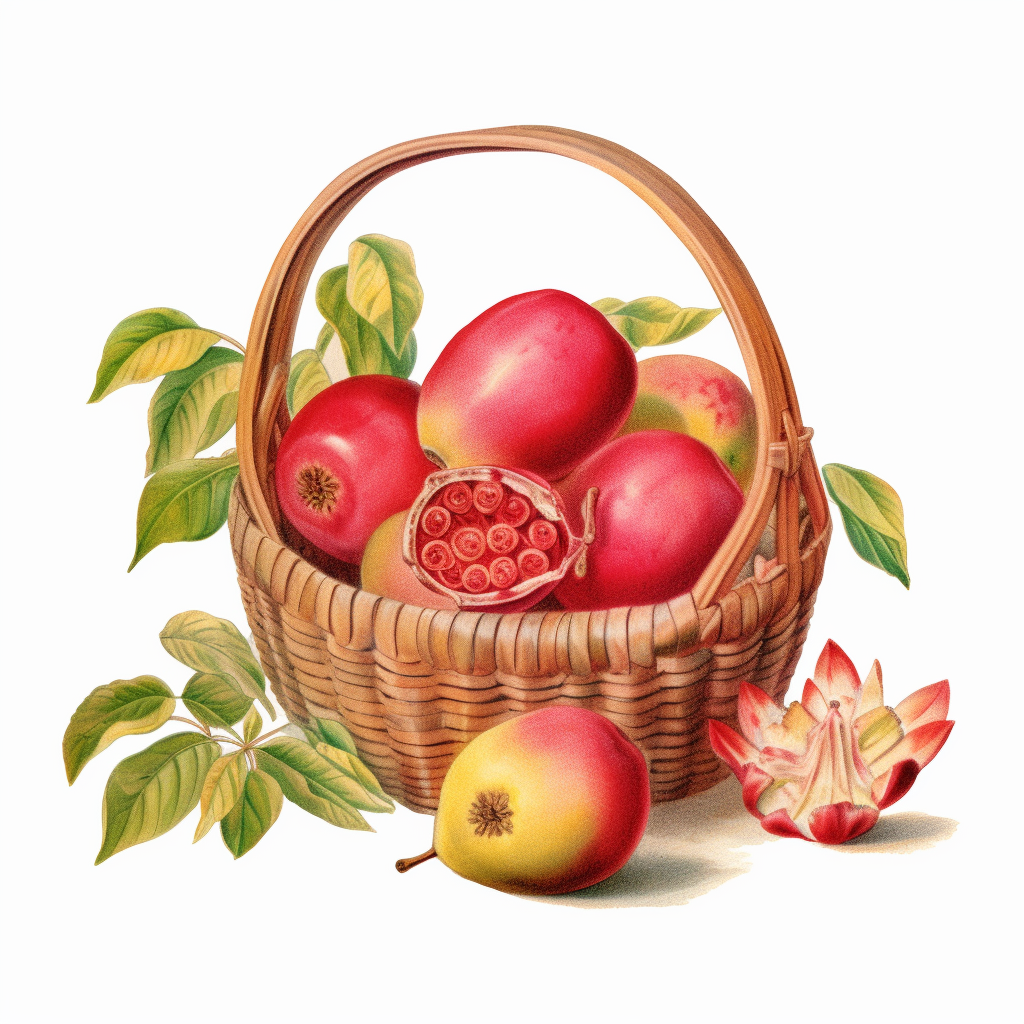 apple basket cliparts