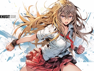 Ikki Tousen Sonsaku Hakufu Japanese manga series, paint art style, clipart, school background, superrealistic, one of a kind. battle other, The artwork features a dynamic, action - packed composition, with swirling energy blasts and dynamic poses adding to the sense of motion and excitement. The lighting is dramatic and moody, with deep blues and purples creating a sense of tension and danger. The overall mood is one of fierce determination, as Frieza battles to overcome his opponents.