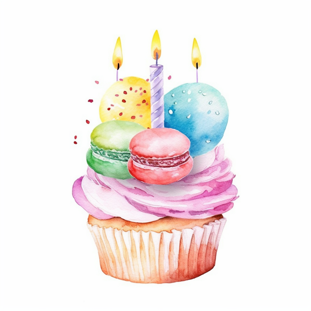 birthday cupcake clipart