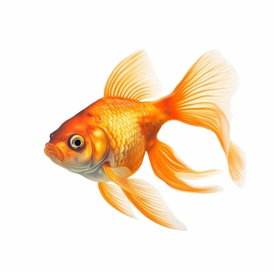 goldfish clipart on white background