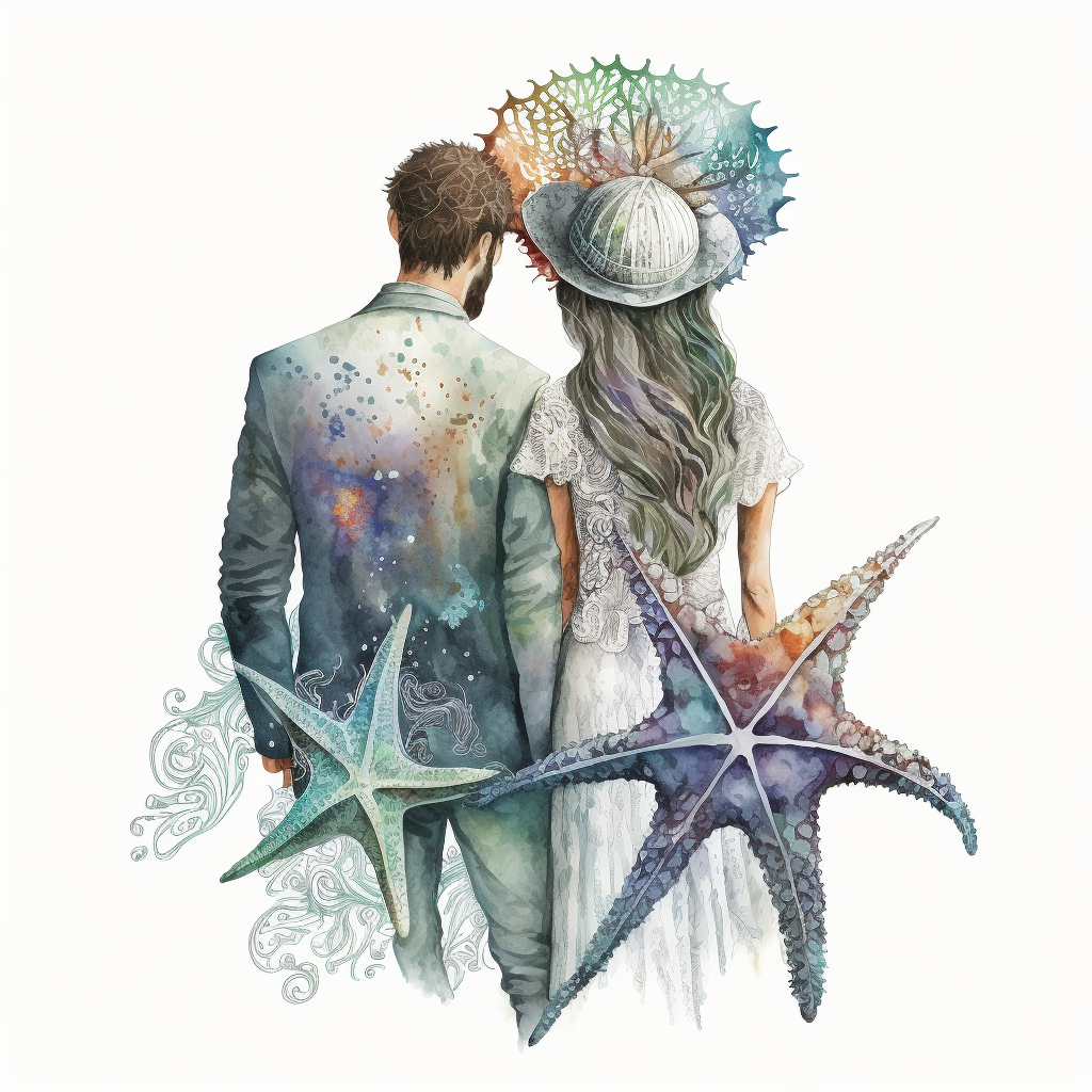 nautical wedding cliparts
