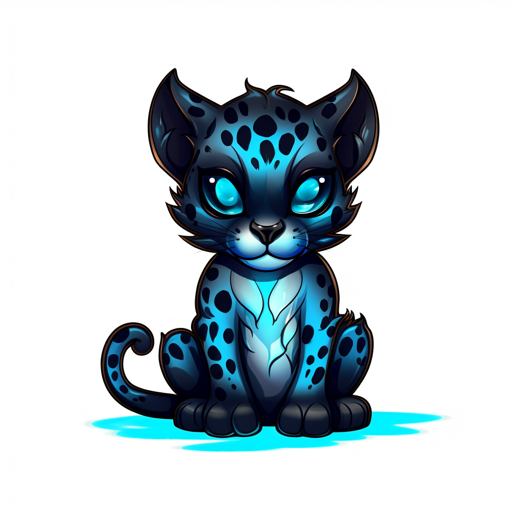black leopard cliparts
