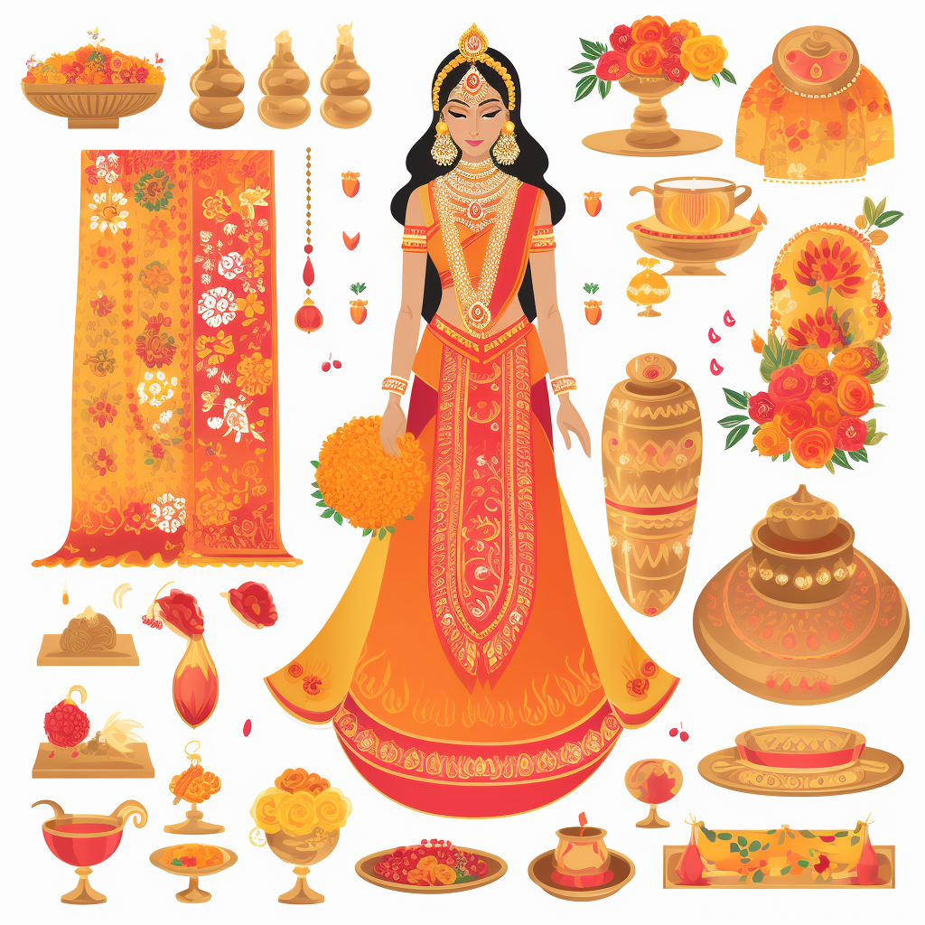 indian decoration cliparts