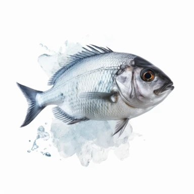fresh fish clipart with ice