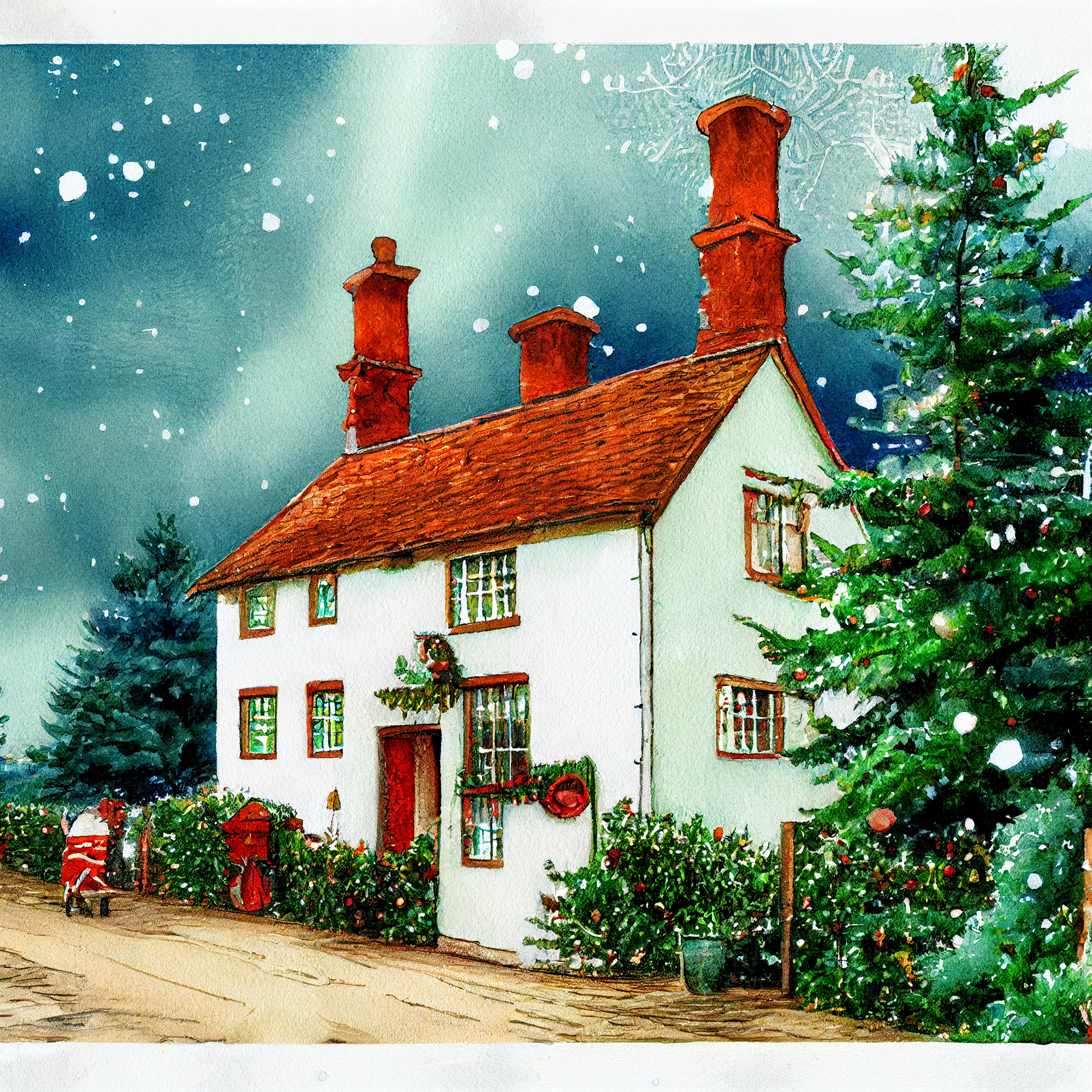country christmas cliparts