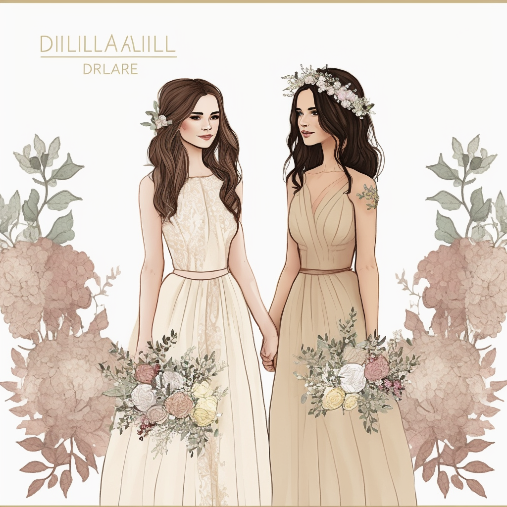 friends wedding cliparts