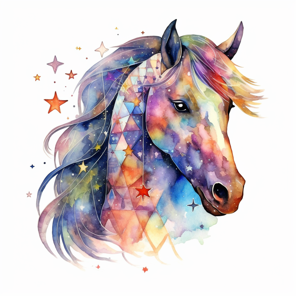 horse star cliparts