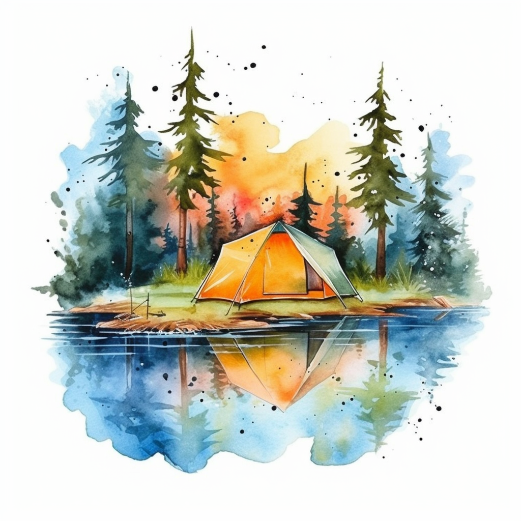 camping shirt cliparts