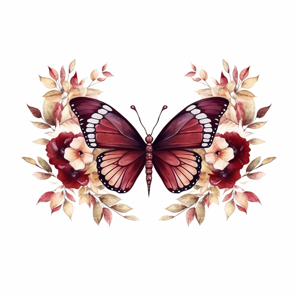 maroon cliparts border