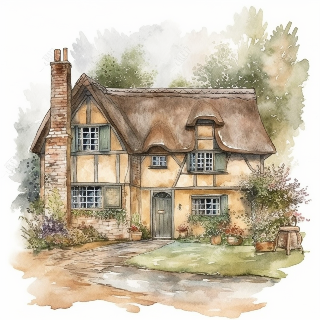 country house cliparts