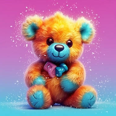 vivid teddy bear clipart