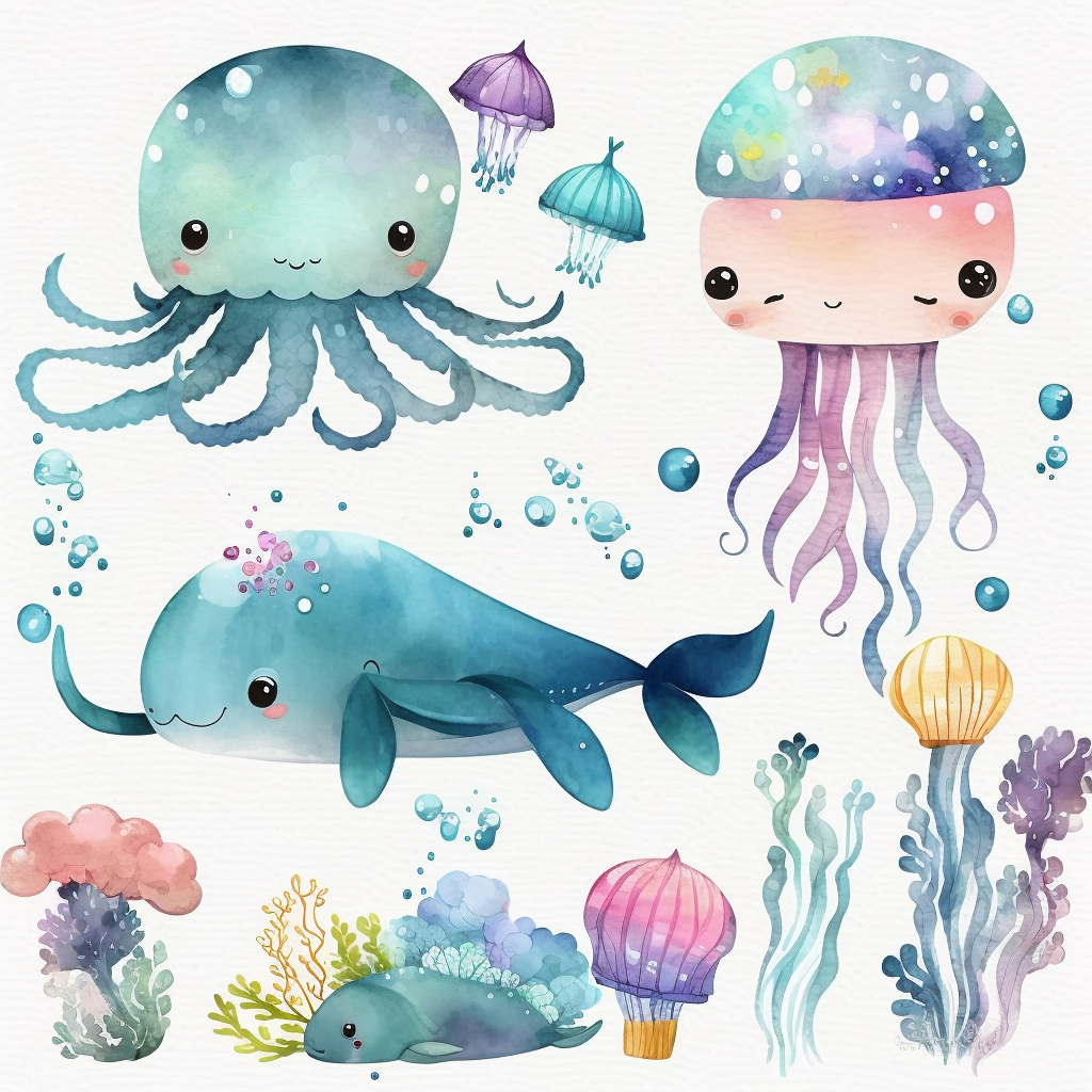 ocean animal clipart