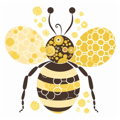cute bumble bees clip art