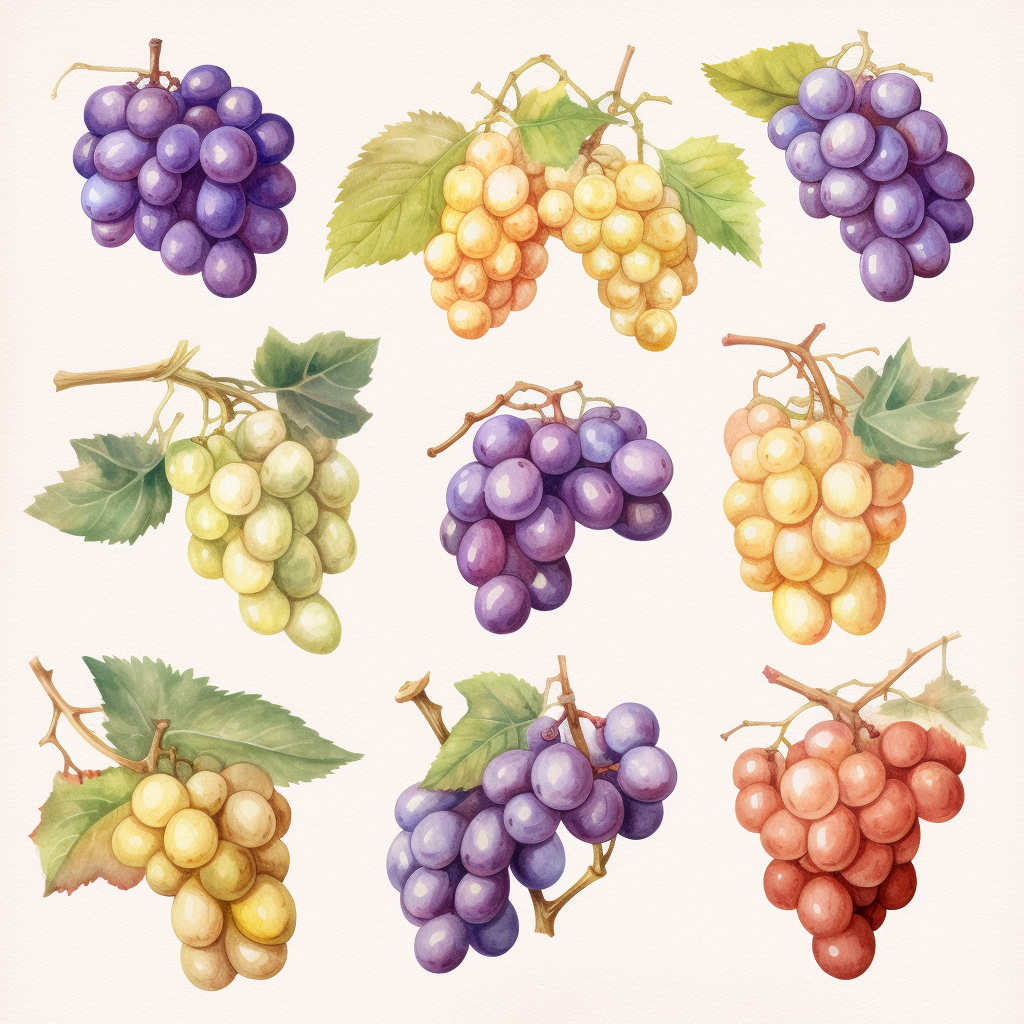 grapes clipart