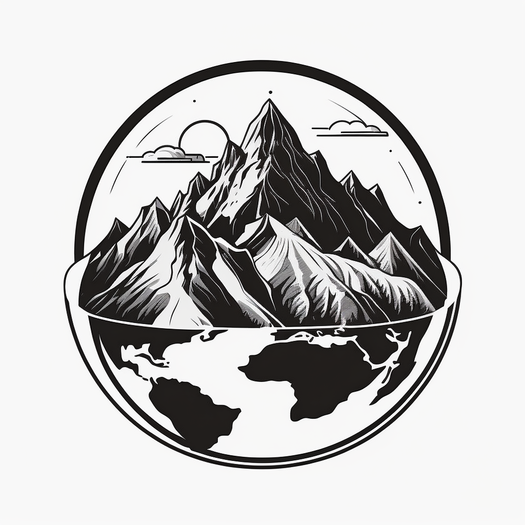 earth cliparts black