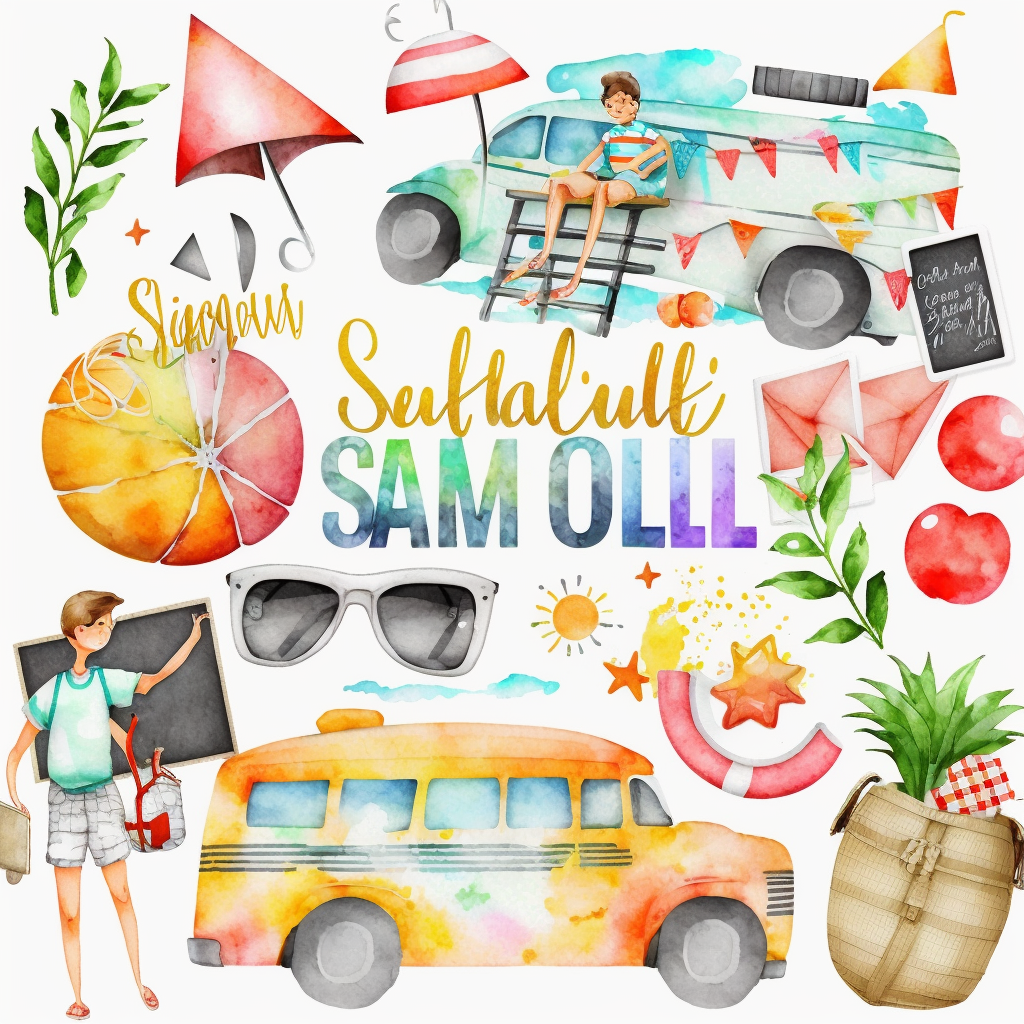 end of school clipart