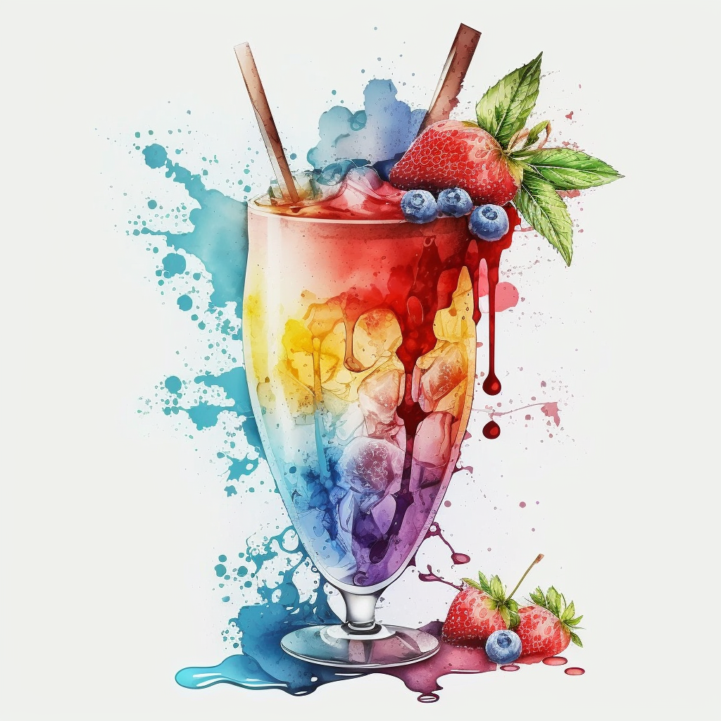iced beverages cliparts