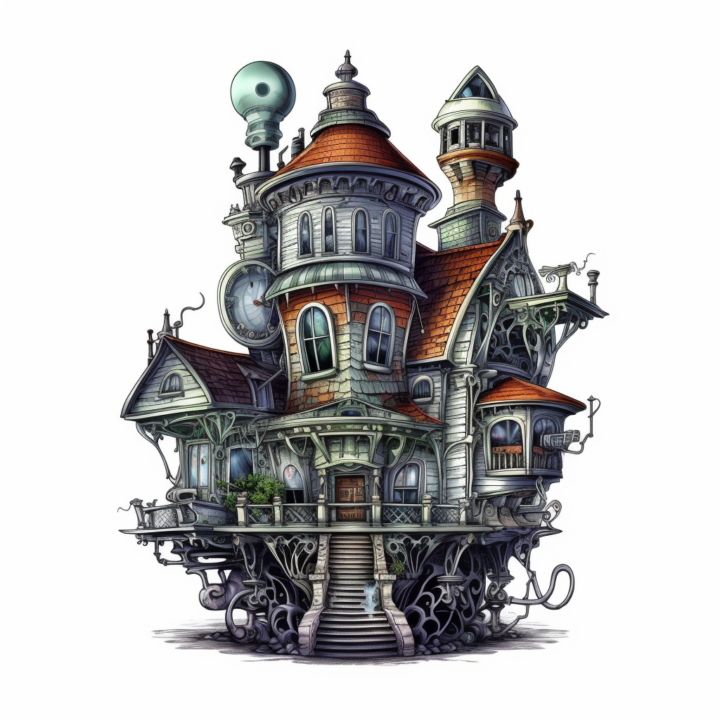 horror house cliparts