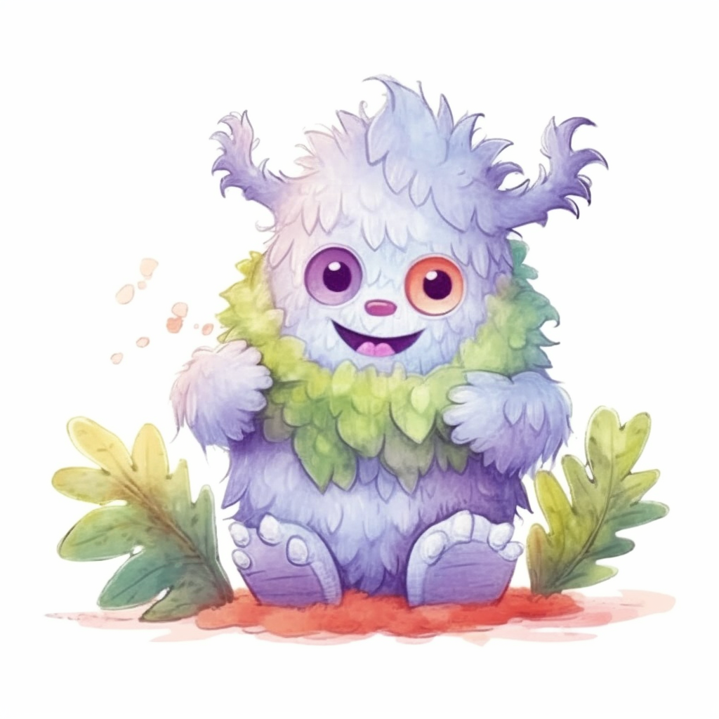 cute monster clipart