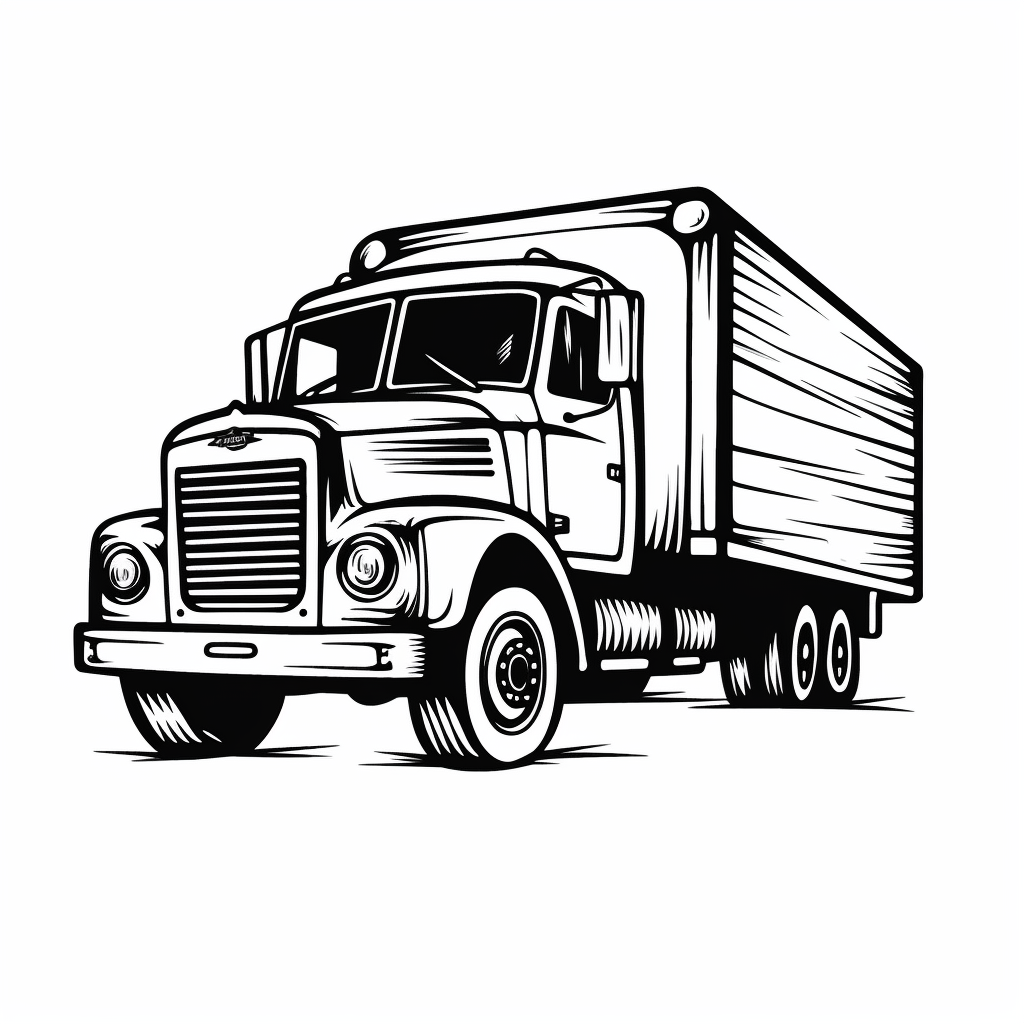 black truck cliparts