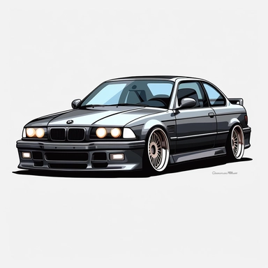 Bmw e36 clipart