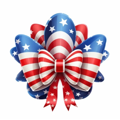 july 4 ,US indepedance day,clipart,white background