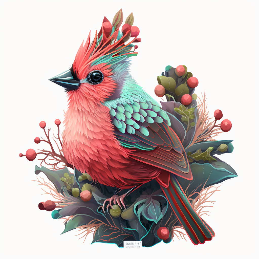 cute cardinal cliparts