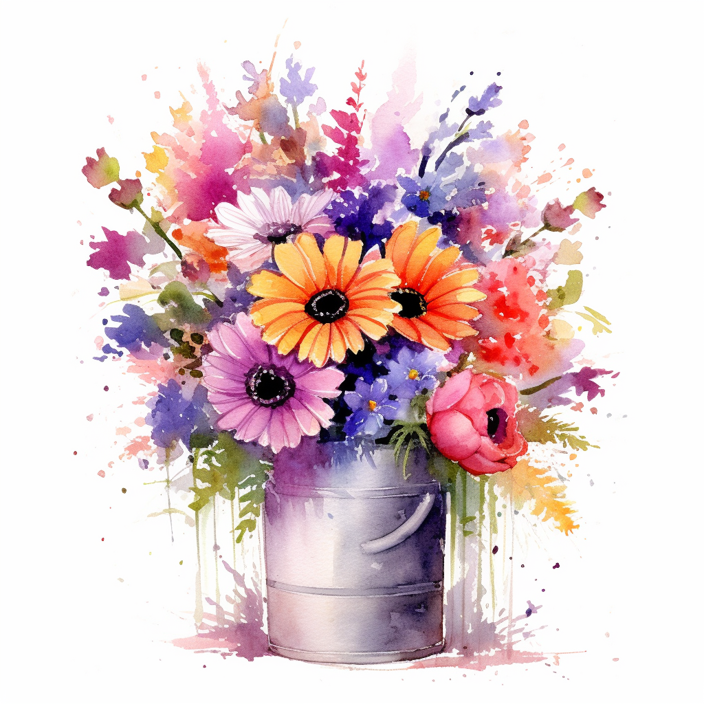 flower vase cliparts