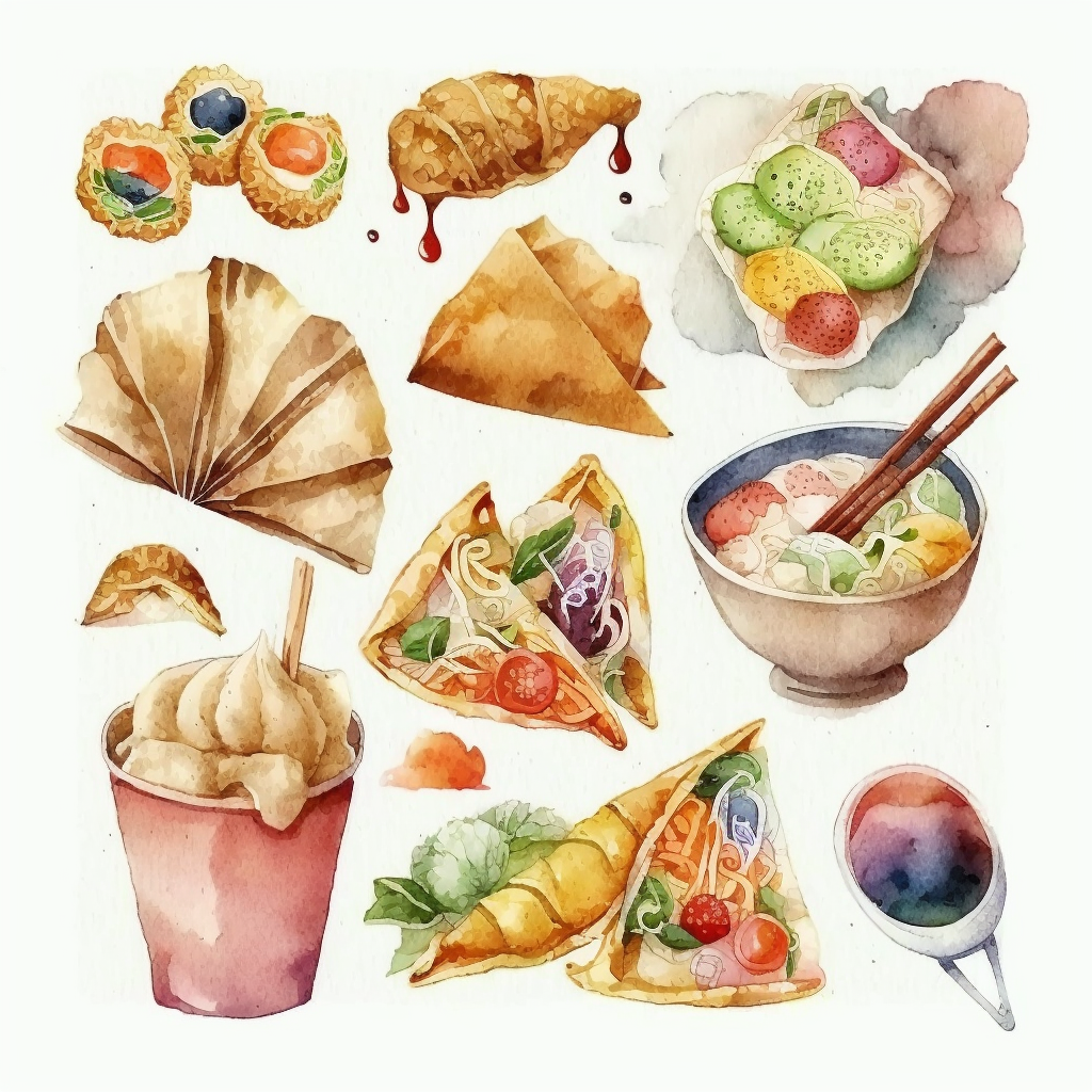 happy foods cliparts