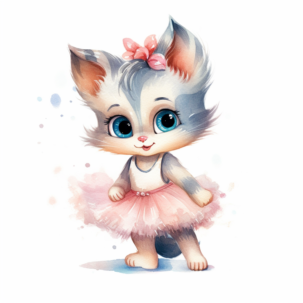 animated cat clipart