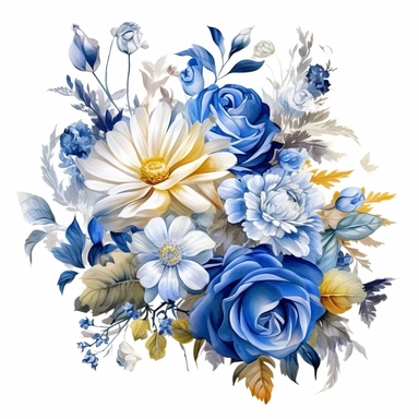 Watercolor Vintage Royal shiny magical elegance whimsy elegance royal Flowers english roses peony fuji mum gardenia genistra gerbera daisy delphinium freesia and fern,artistic, painted by ann buccarelli, on white background Sublimation Clipart,hyper realistic, intricate detail, illustration style,high solution,on the white background