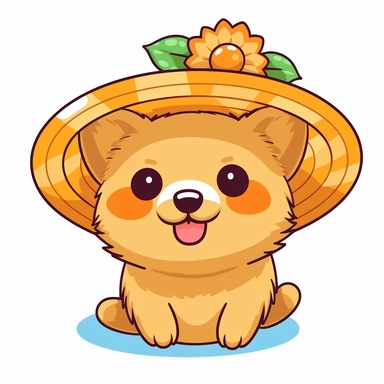 Bring the sunny vibes of summer to your designs with an adorable cartoon-style clipart of a Pomeranian enjoying the season against a clean white background. Envision a cute and playful Pomeranian with a big smile, bright eyes, and perhaps wearing a colorful sun hat or holding a beach ball. The clipart can capture the essence of relaxation and fun in the sun. Against the white background, the cartoon-style Pomeranian clipart will stand out, adding a touch of happiness and warmth to your summer-th