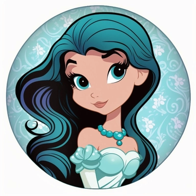  free to use and share no trademark clipart detailed cartoon style cartoon of black Ariel mermaid Ariel the little mermaid sticker with black hair long flowing mermaid beautiful sparkling diamonds in hair and white pearl necklace Clipart image shimmer and shells and starfish all around pastel light colors gorgeous hyper realistic big glass blue eyes for detail the hyper cartoon clipart image - <@1057524283733192725> (Waiting to start) - <@1057524283733192725> (31%) (relaxed) - <@1057524283733192