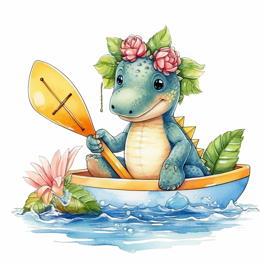 kayaking cliparts