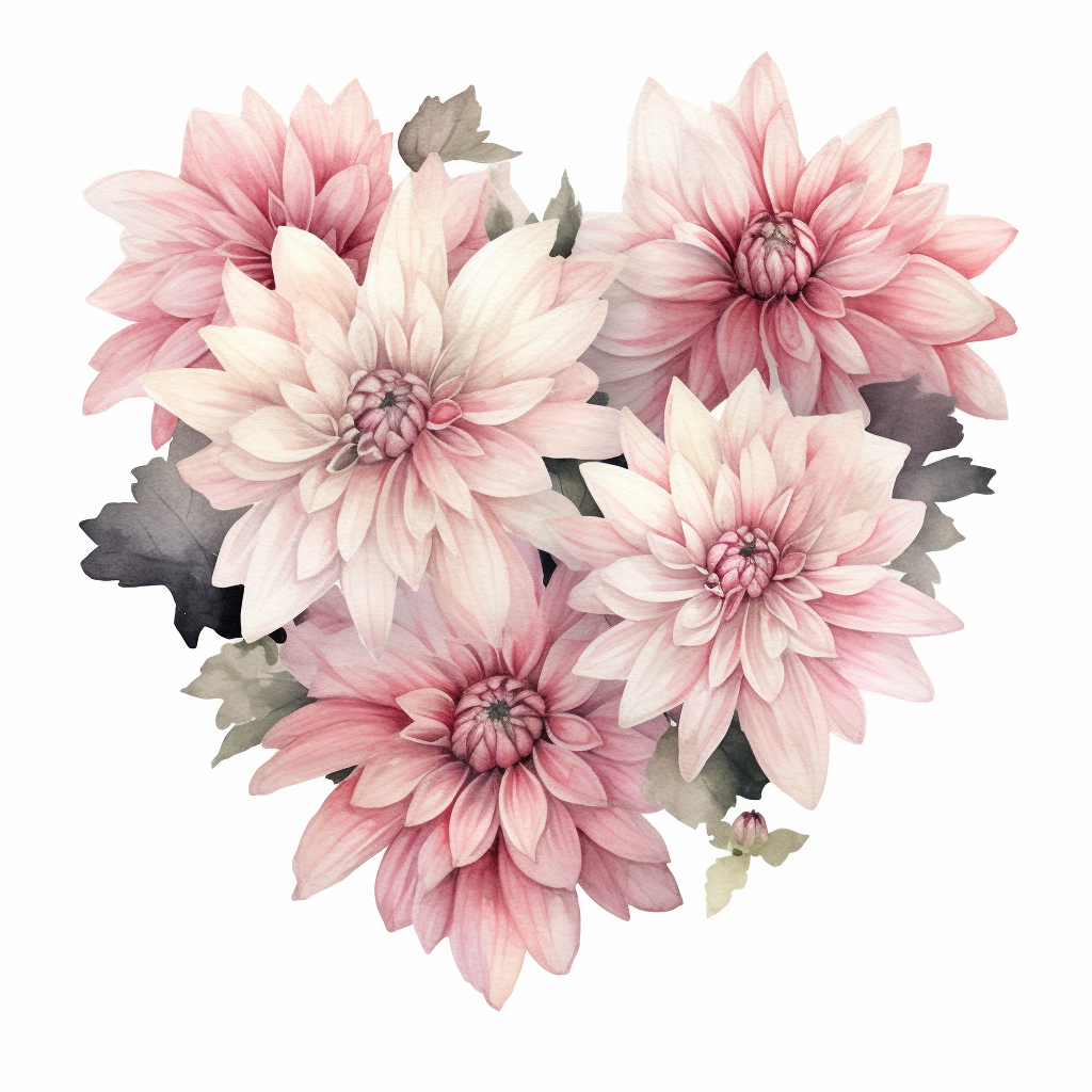 cliparts pink dahlia