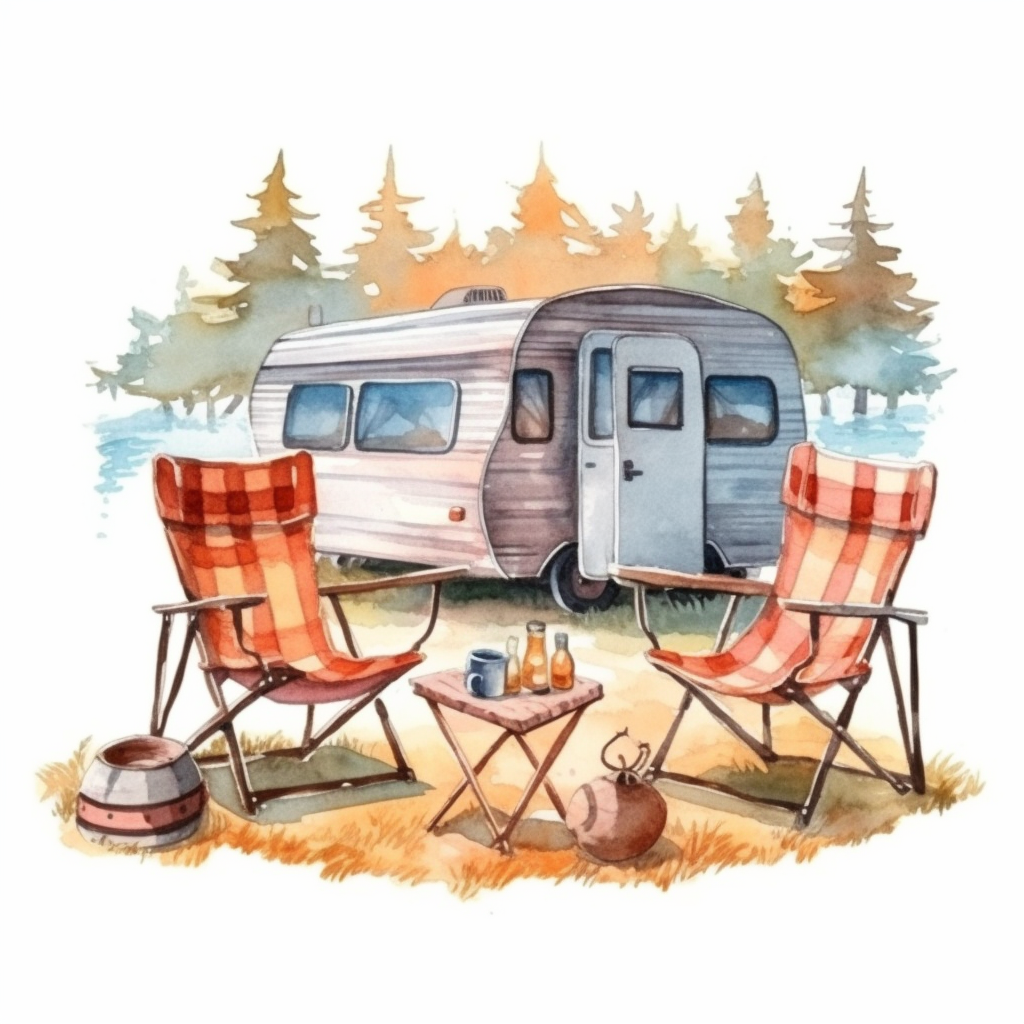 camping table cliparts